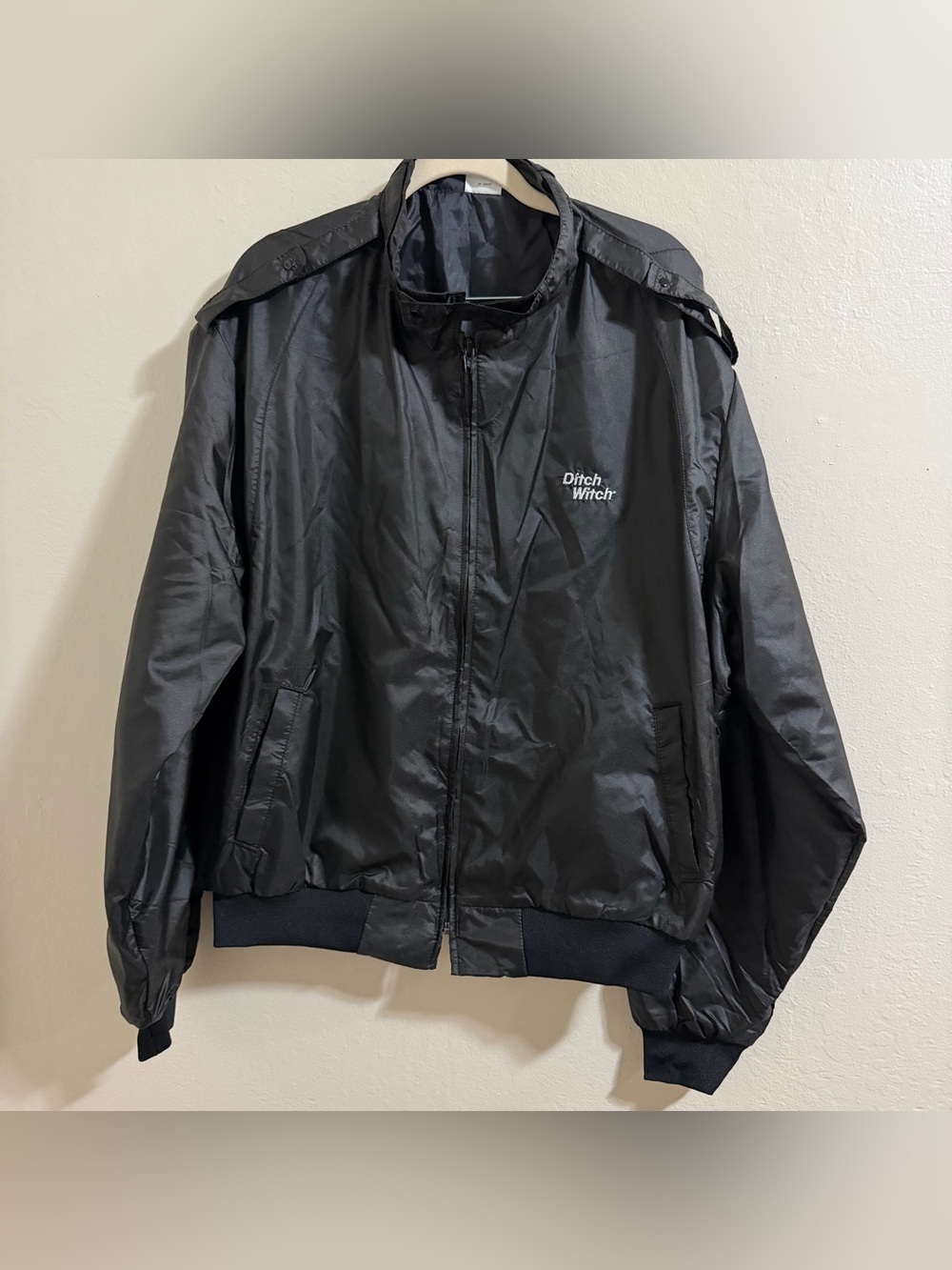 Vintage Ditch Witch "Members Only" Style Windbreaker size XL made in  USA 80s